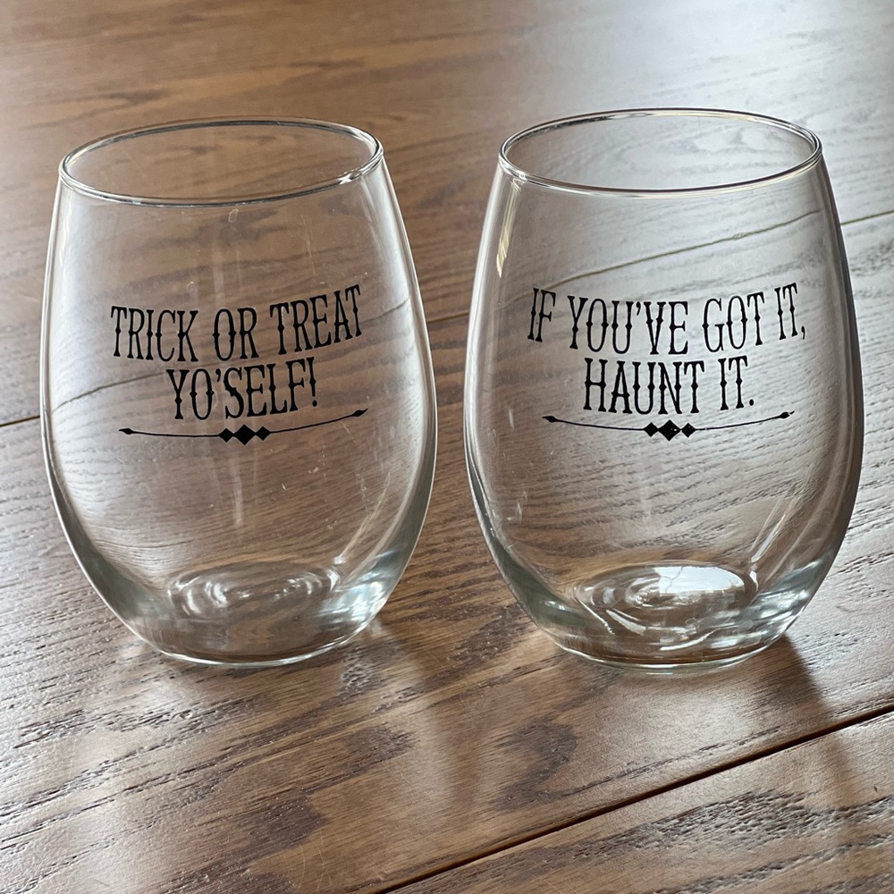 Halloween Themed Glass Set